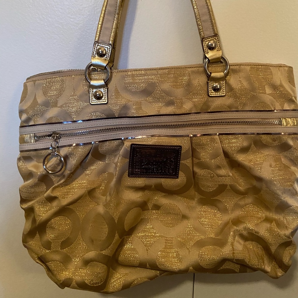 Coach Gold Tote